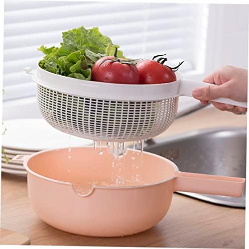 Housoutil Food Strainer Basket with Comfortable Handles