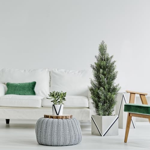 Momoplant Realistic Cedar 2-Pack 31in - Perfect for Home Garden