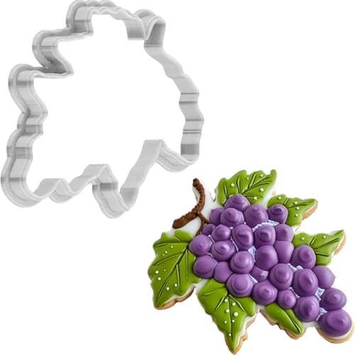 Grape Cookie Cutter 4 Inch Made in USA