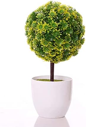 GRCQLWT Fake Plants Small Artificial Topiary for Home Use