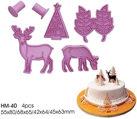 Ruluti Elk Christmas Cutters Baking Tool