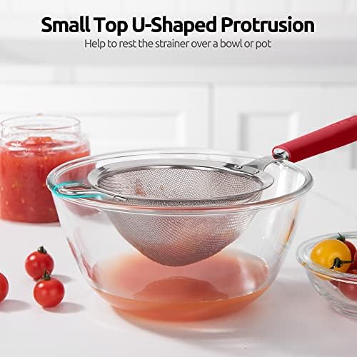 U-Taste 188 Stainless Steel Mesh Strainer for Kitchen