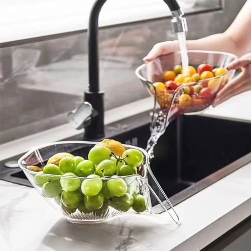 2pcs Multi-Functional Drain Basket Kitchen Sink 2pc Drain B basket Colander
