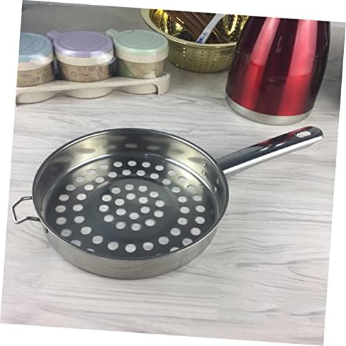 GRIRIW Large Hole Strainer Spoon for Noodles and Fish
