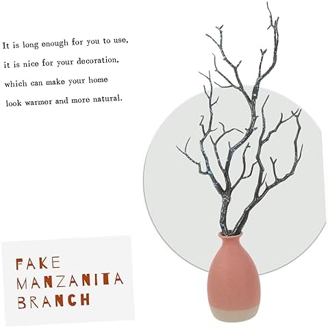 Elegant Halloween Wedding artificial Pine Branch Faux Plant Decor