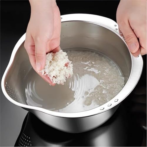 4-in-1 Stainless Steel Kitchen Colander