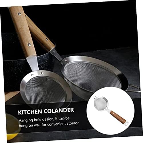 Premium Stainless Steel Colander with Fine Mesh Design for Kitchen Use