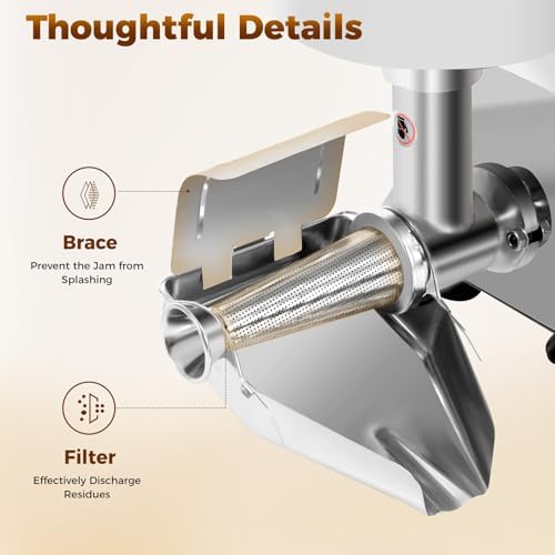 Premium Electric Tomato Strainer with High Capacity