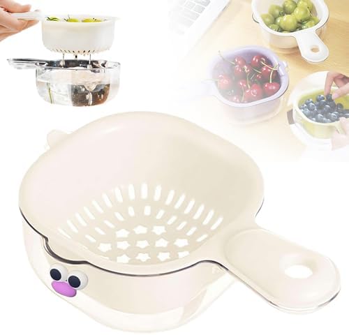 Runsgo Dual-Layer Draining Basket Perfect for the Kitchen