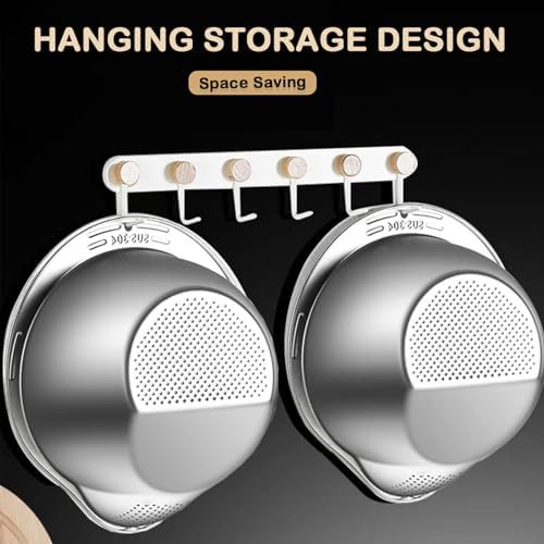 4-in-1 Stainless Steel Kitchen Colander