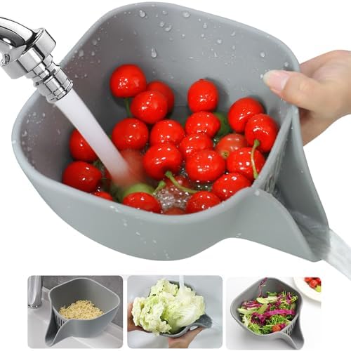 24 QT Silicone Colander Strainer