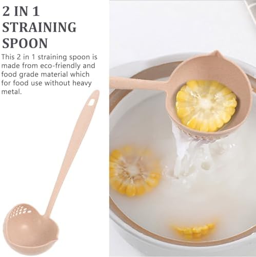 DOITOOL 2-in-1 Straining Spoon
