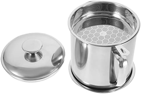 Hemoton Heavy-Duty Oil Strainer Pitcher Professional Grade Kitchen Storage Solution