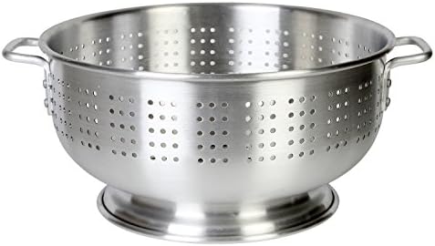 Thunder Group Aluminum Colander with Handle 12 Quart
