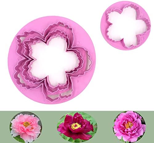 Superb Peony Flower Cutters Set