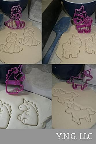 Unicorns Magical HORSEPOINTS Set of 4 Cookie Cutters
