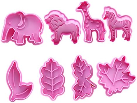 Abaodam Christmas Baking Molds Animal Leaf Shaped Cookies