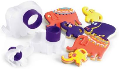 Cuisipro Purple Zoo Cookie Cutters Set