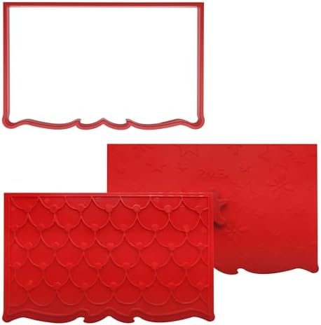 PME Christmas Cookie Cutters Stamps Gingerbread House Set of 3