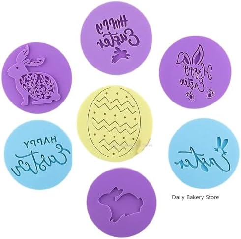 Cutie Bunny Acrylic Cookie Cutter Set Easy Baking Decorate Tool