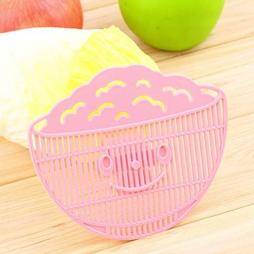 Pink Clip On Strainer for Pots Pans and Bowls
