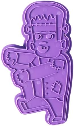 PME Creepy Halloween Cookie Cutters Stamps - Creepy Characters Set of 3