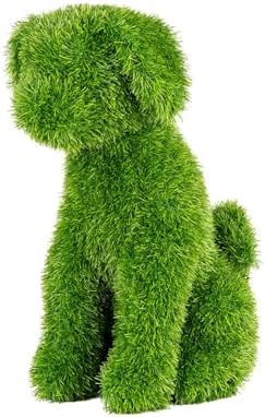 Sitting Dog Artificial Topiary