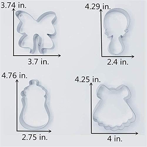 LILIAO Baby Shower Cookie Cutter Set