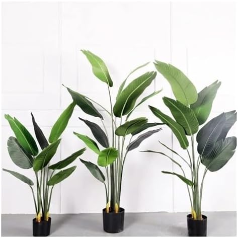 Lush Tropical Tree Fake Plant for Home Wedding Tropical Display