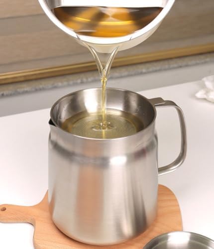Bacon grease and cooking oil eliminator 304 stainless steel mesh oil strainer