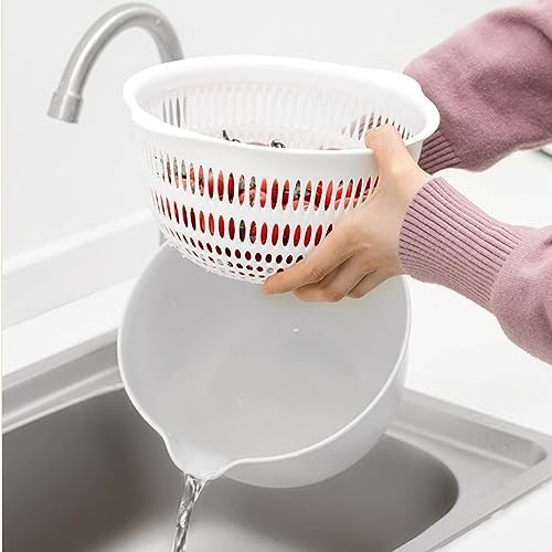 Gourmet Kitchen Set - 2-in-1 Colander Strainer BPA-Free Dishwasher-Optional