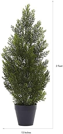 Nearly Natural 2ft Mini Cedar Pine Tree