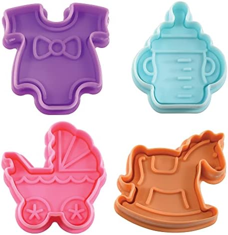 RM Baby Themed Pastry Cookie Cutter Set - 4 Piece