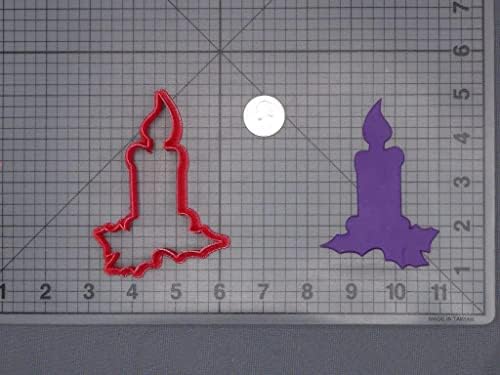 3D-Printed Holly Candle Cutter Perfect for Cookies Candies More