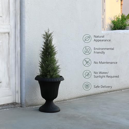 Elegant Outdoor Cedar Topiary Fake Tree