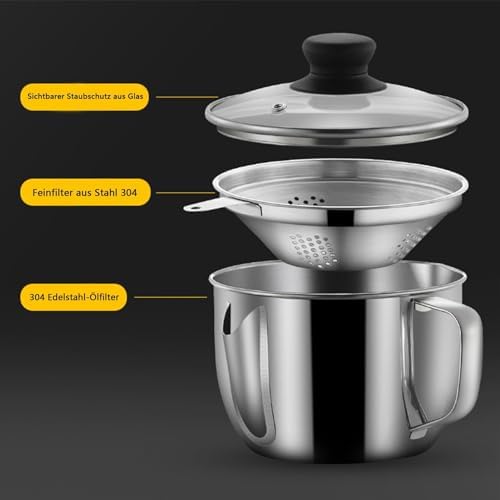 Separate Grease Oil Multi-Use 1000ML Grease Separator