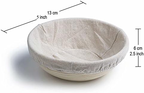 Artisan-Delight 7-Inch Rattan Banneton Basket for Baking
