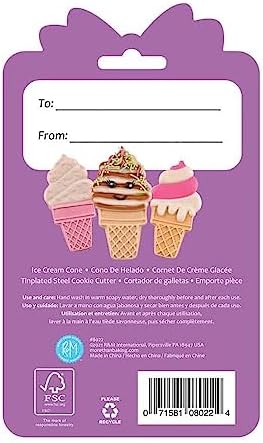 RM Ice Cream Cone Cookie Cutter