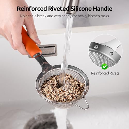 U-Taste Pure stainless steel colander for home use