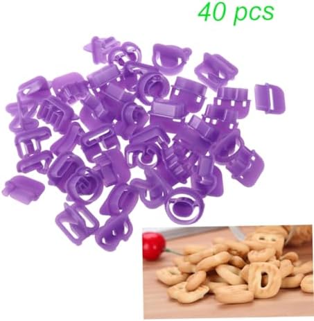 40-Piece Letter Stencil for Cake Baking