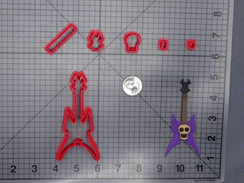 Guitar with Skull 266-G557 Creative Cookie Cutters for Baking