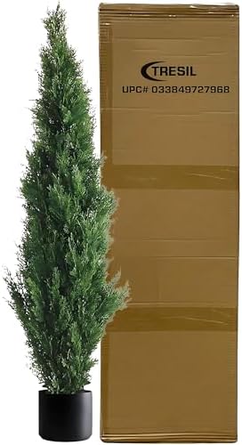 TRESIL Two 4 Feet Artificial Cedar