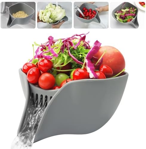 24 QT Silicone Colander Strainer
