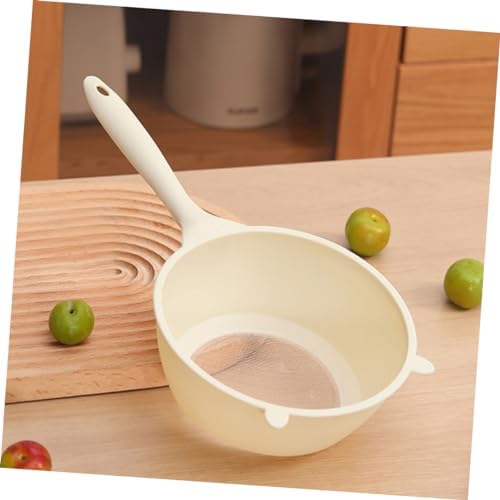 High-Quality Mesh Strainer Kitchen Tool White