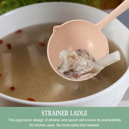 DOITOOL 2-in-1 Straining Spoon