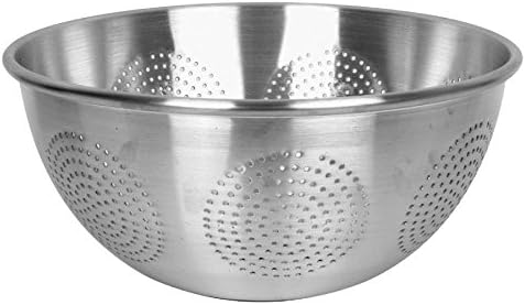 Thunder Group 15-Quart Heavy Duty Aluminum Colander 1