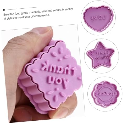 8pc 3D cartoon cookie molds set for baking fun and holiday treats