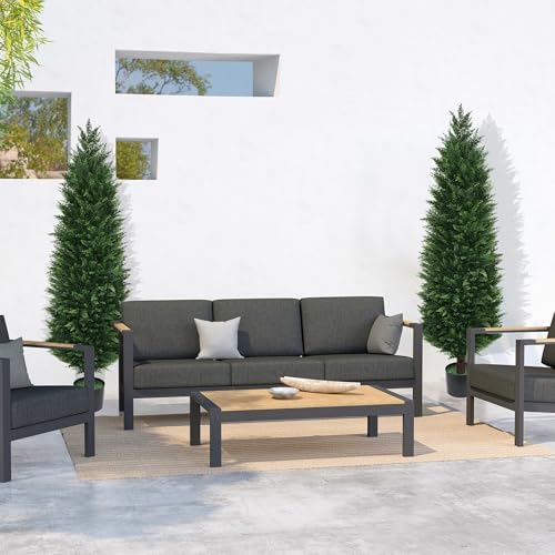 Versatile Beauty Yangrass Artificial Topiary Cedar Trees 2-Pack