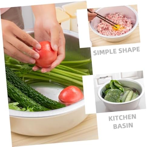 Thickened Aluminum Kitchen Wash Basin - Safe Durable Family Use