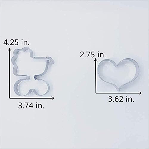 LILIAO Baby Shower Cookie Cutter Set